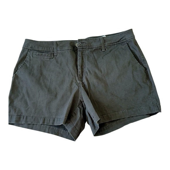 Market & Spruce Dark Gray Women's Jean Shorts GUC - Picture 1 of 7
